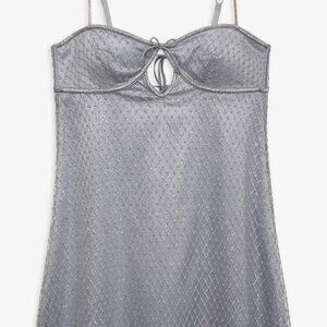 For Love and Lemons Glitter Slip Dress